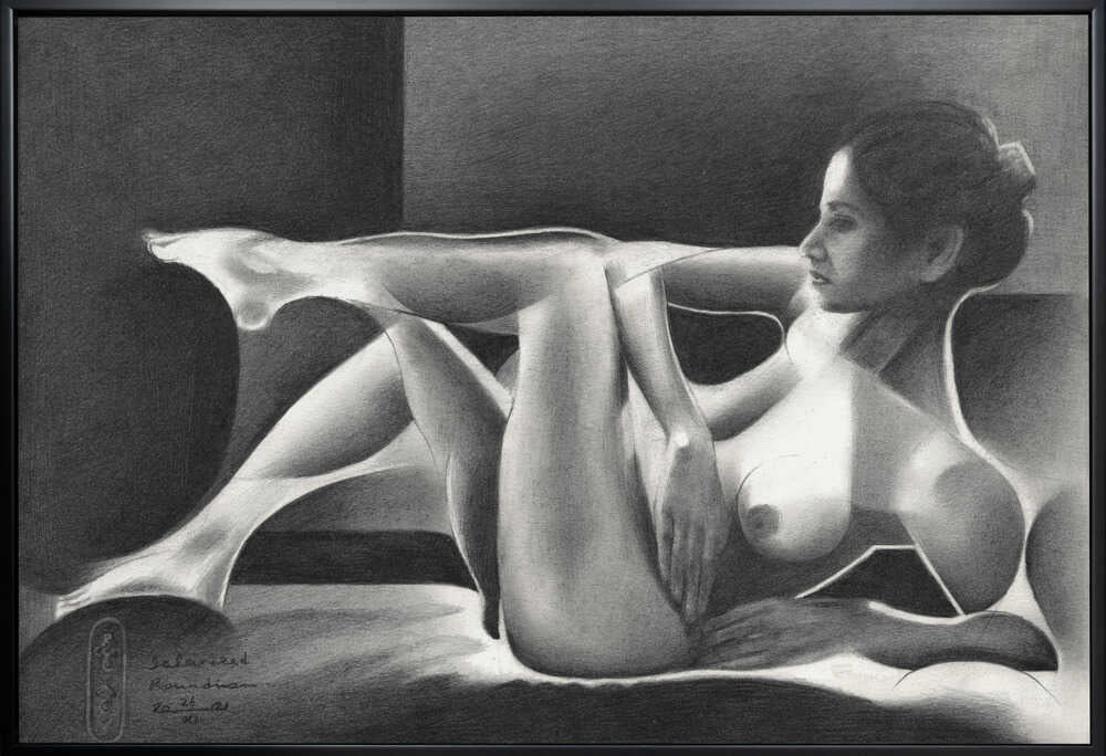 Wall art Solarized Roundism - 26-11-21