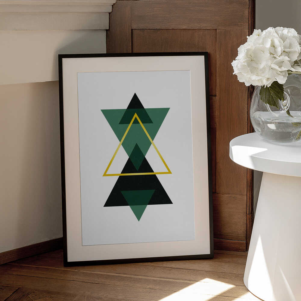 Wall art Minimal Triangle Collection #3