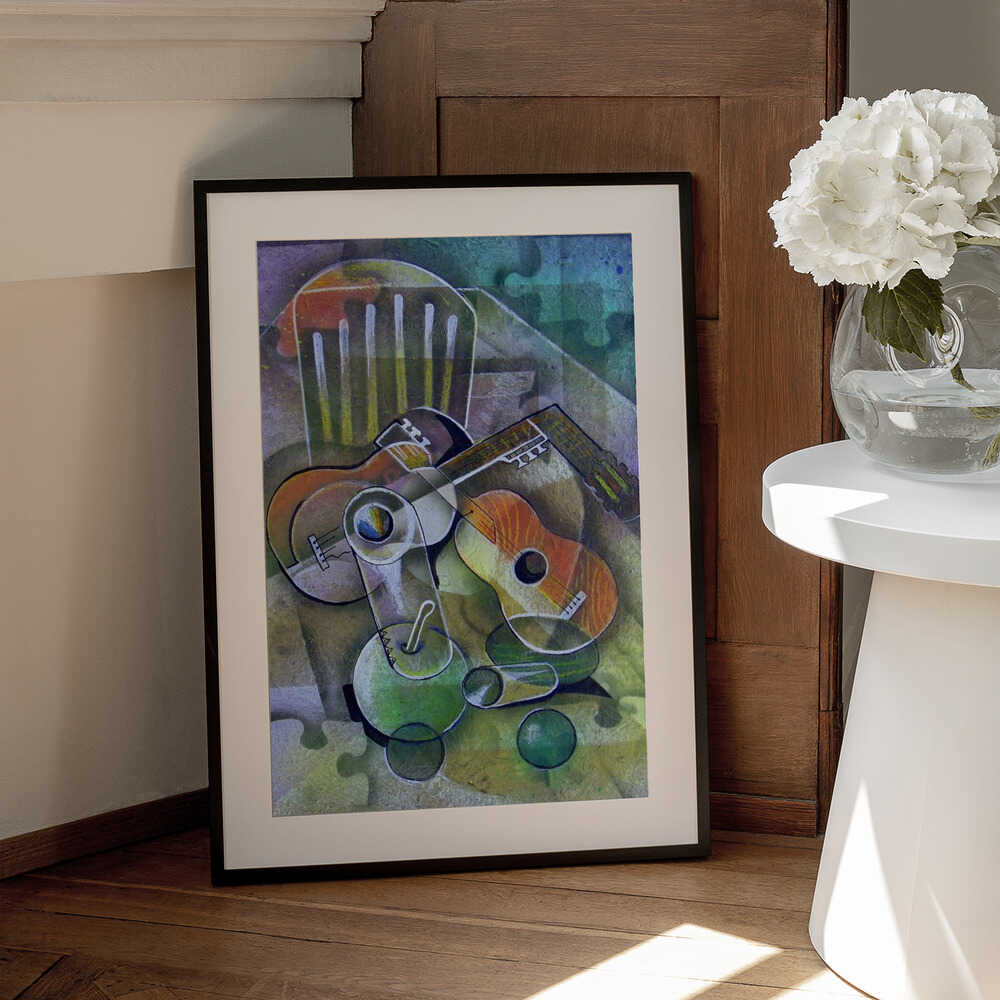 Wall art Still Life with Guitars