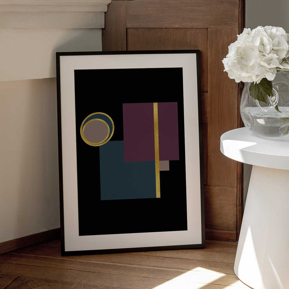 Wall art Squares and Circles Copy