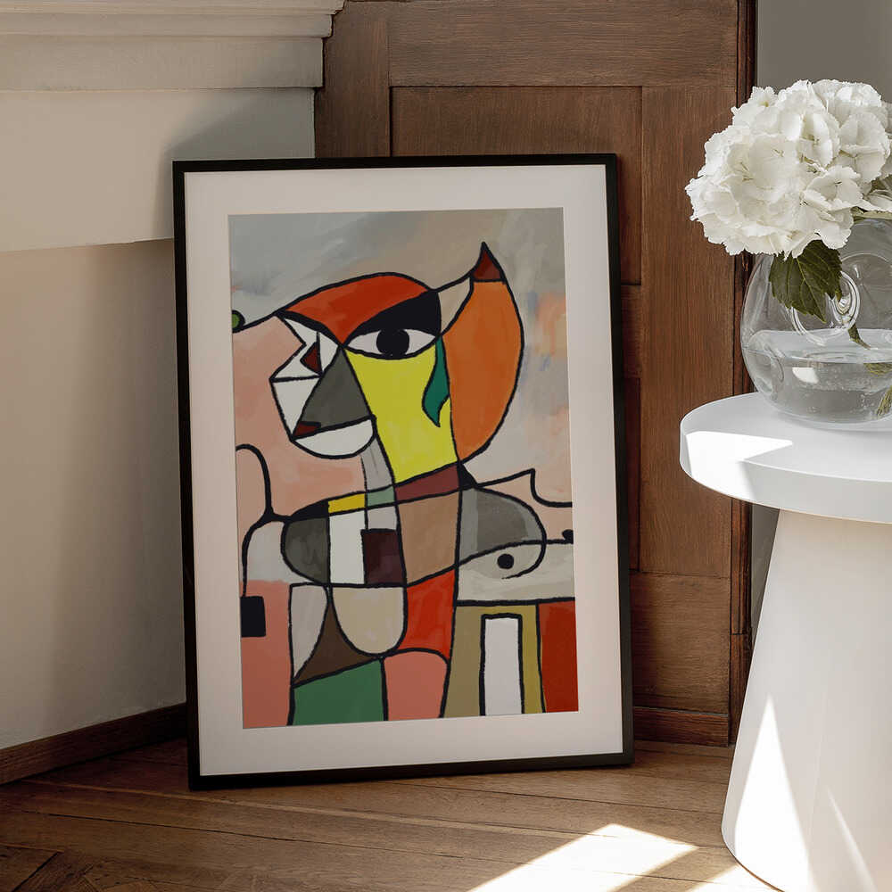 Wall art Colorful Geometric Shapes