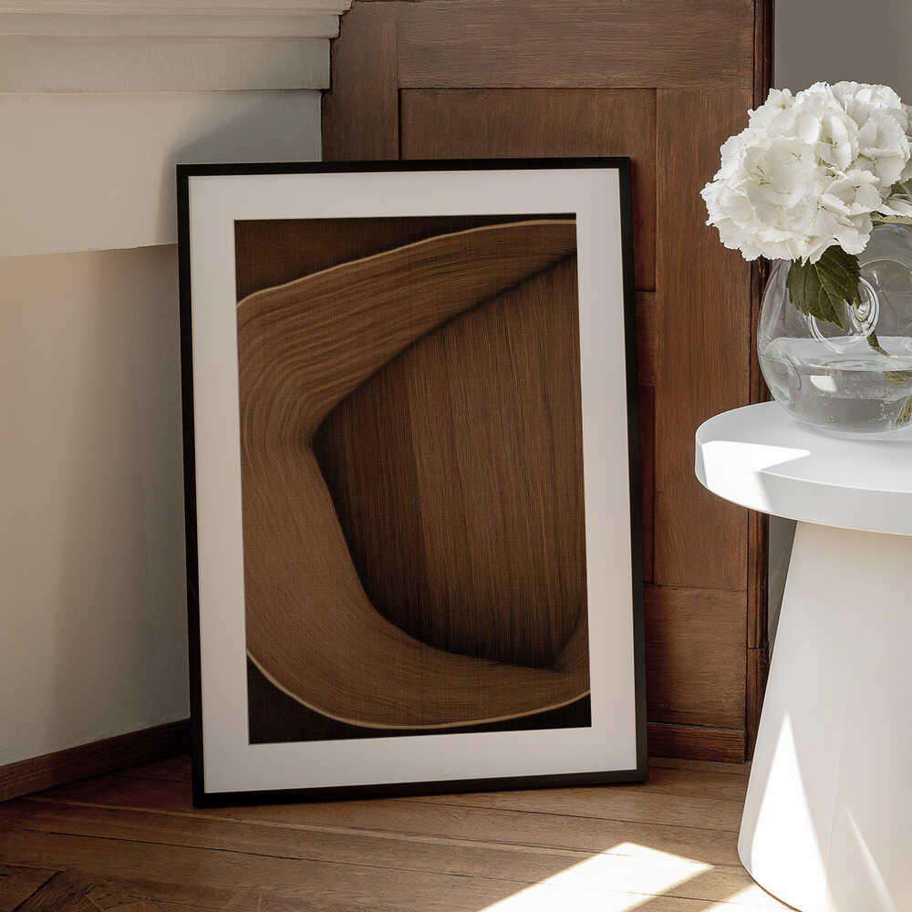 Wall art Caramel lines I