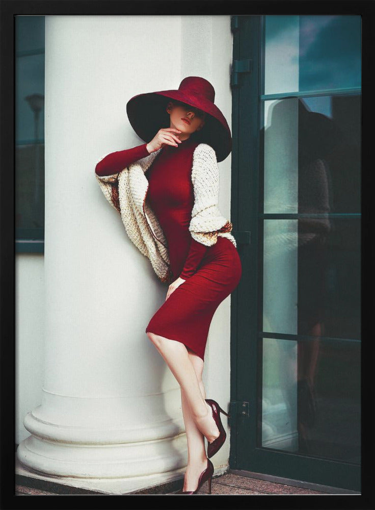 Elegance is the only beauty that never fades Wall Artwork Gallery Wrapped (Ready to Hang)