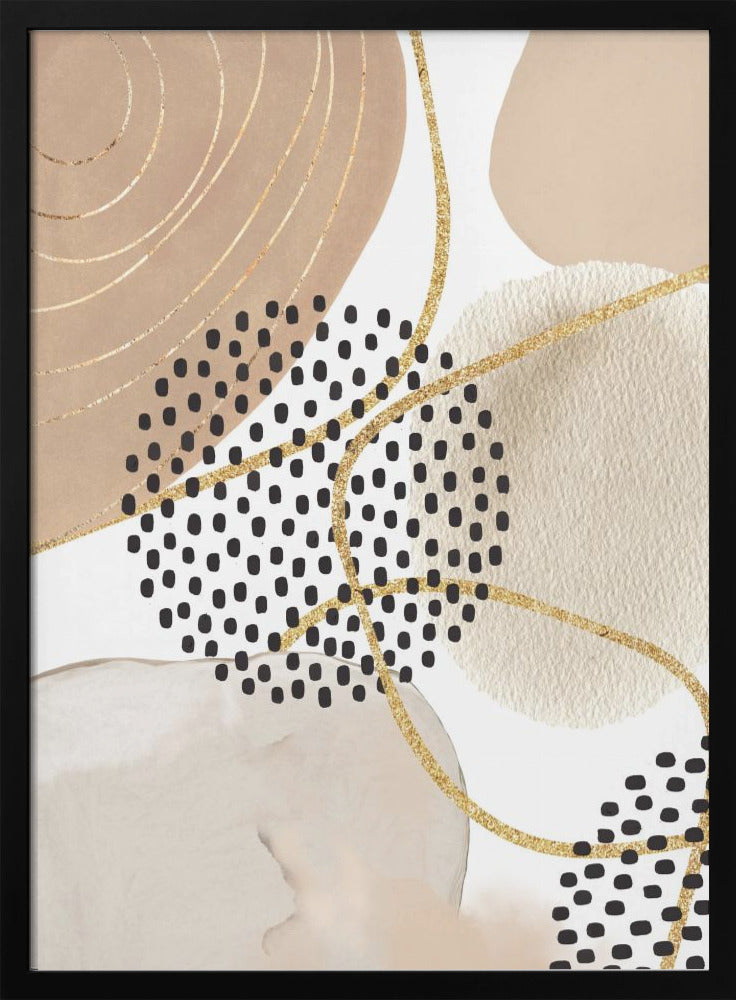 Jealous Beige-3 Wall Artwork Gallery Wrapped (Ready to Hang)