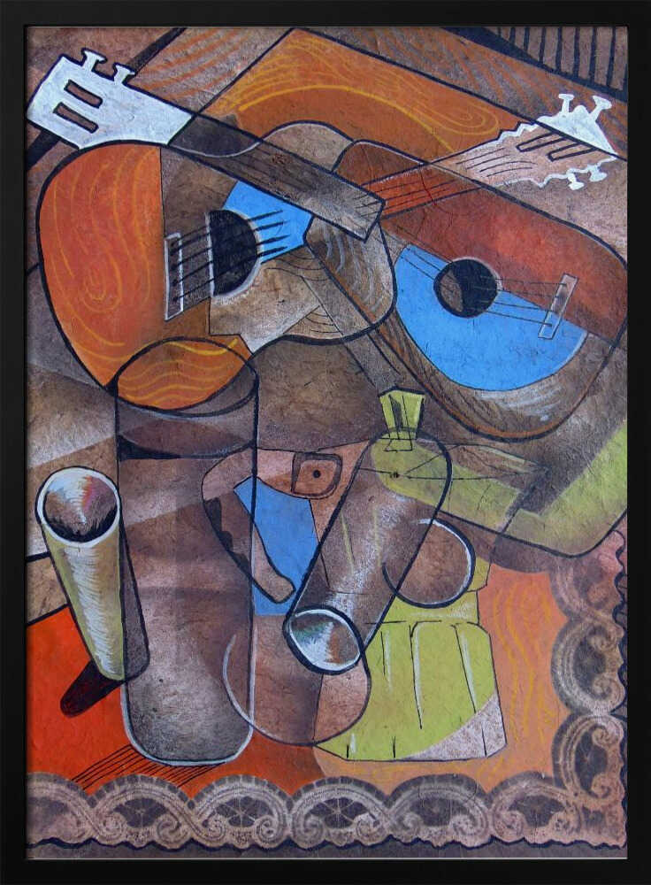 Wall art Two Guitars