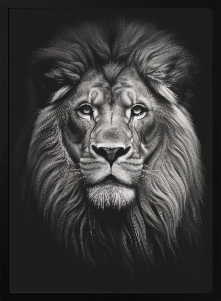 Wall art Wild 13 36X48inch In Black Floating Frame