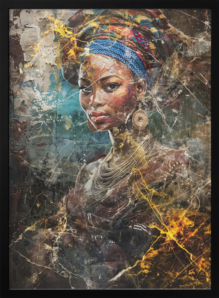 Abstract Art Canvas Print-wall-art-african-art-illustration-wallart-067-24X36