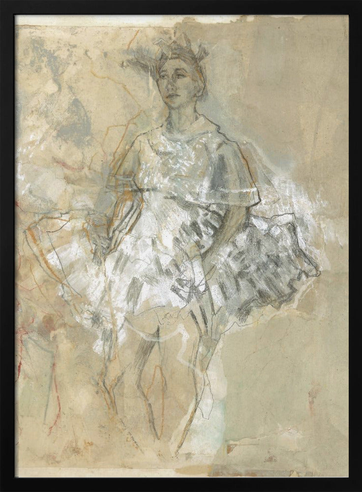 Abstract Art Canvas Print-wall-art-hommage-a-degas-xxiii-24X36