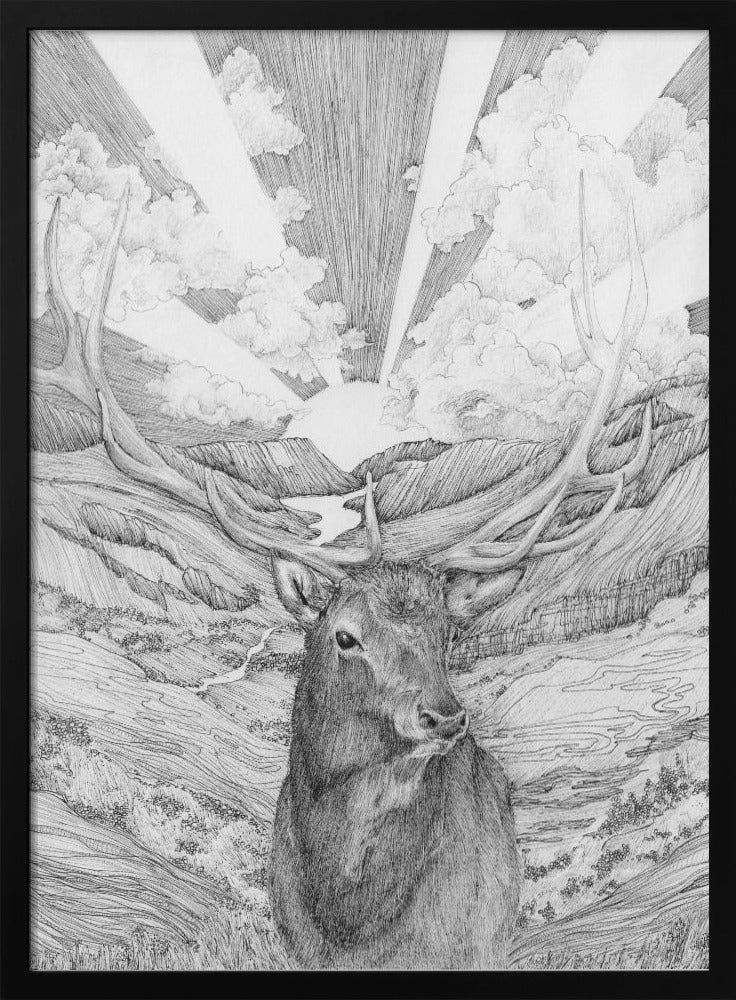 Rise With the Sun Original Wall Artwork Gallery Wrapped (Ready to Hang)