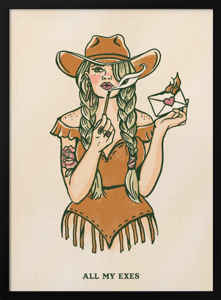 All My Exes 2 Wall Artwork Gallery Wrapped (Ready to Hang)