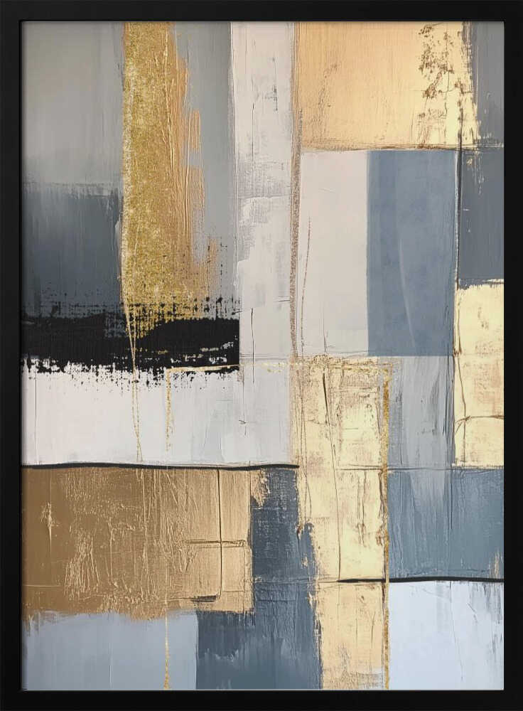 Wall art Golden Greys 1