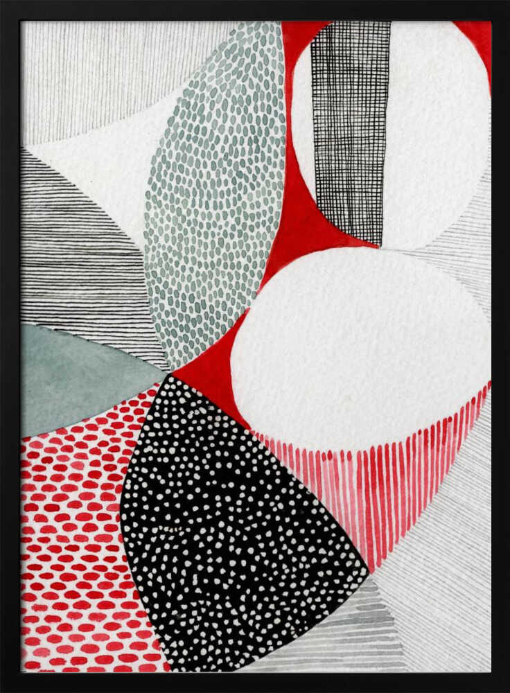 Wall art Geometric Patterns And Vivid Colors