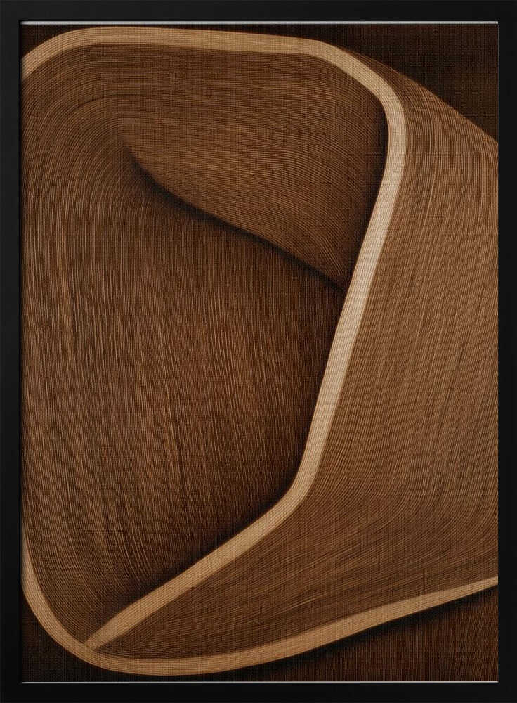 Wall art Caramel lines II