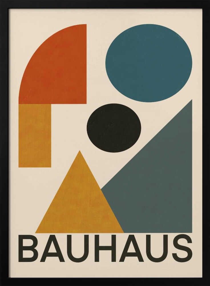 Wall art Geometric Bauhaus Composition