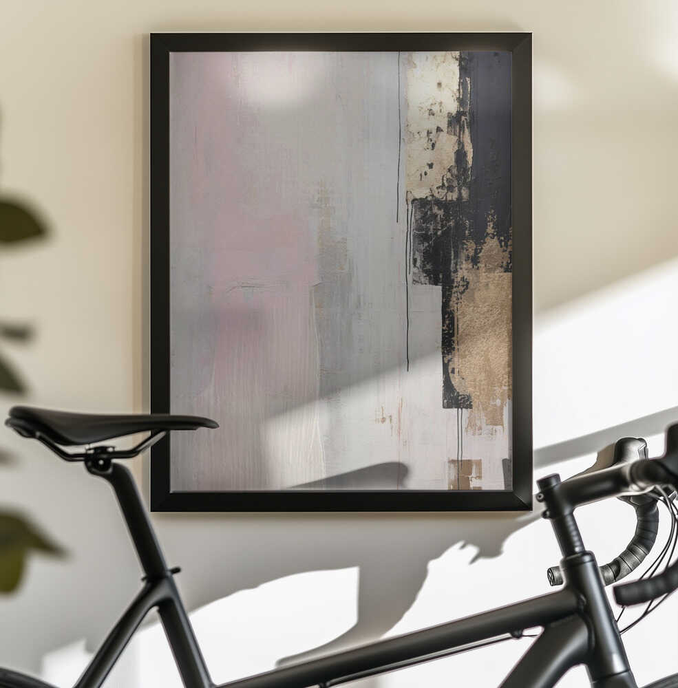 Wall art Pink abstraction