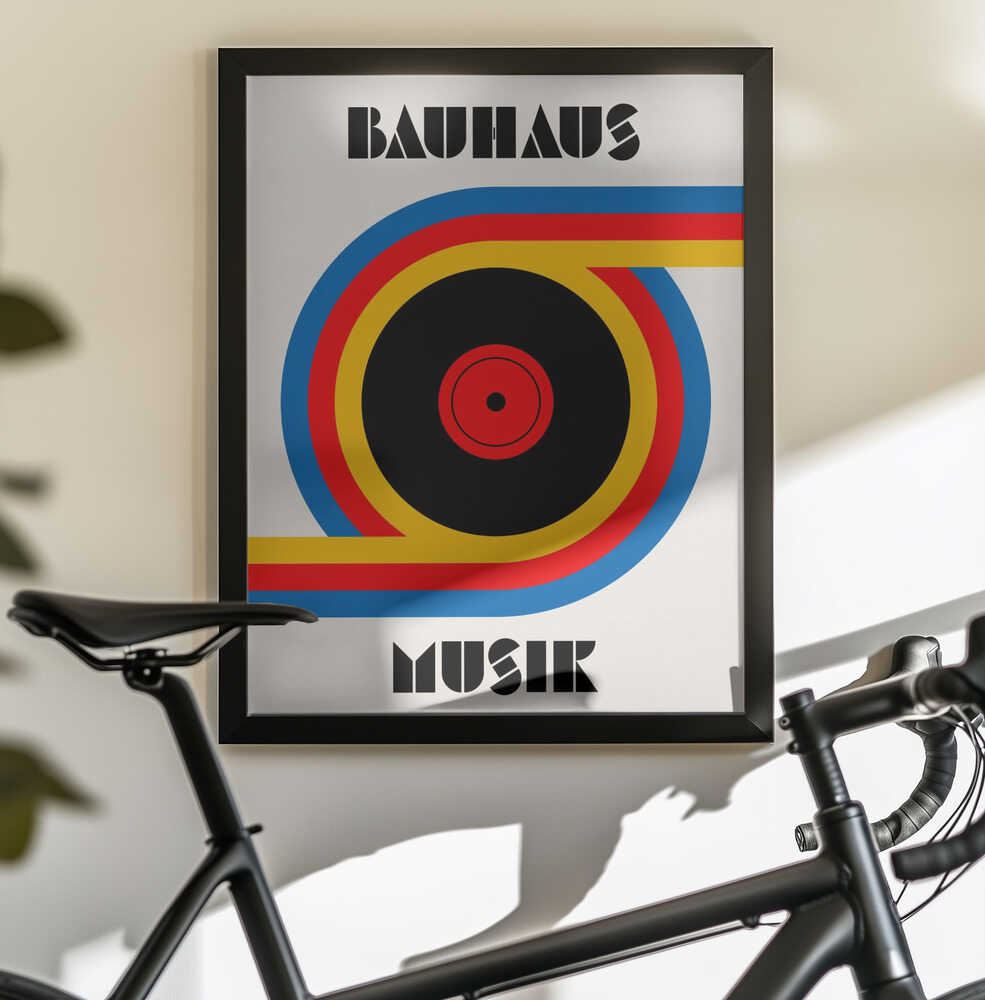 Wall art Bauhaus Musik Vinyl