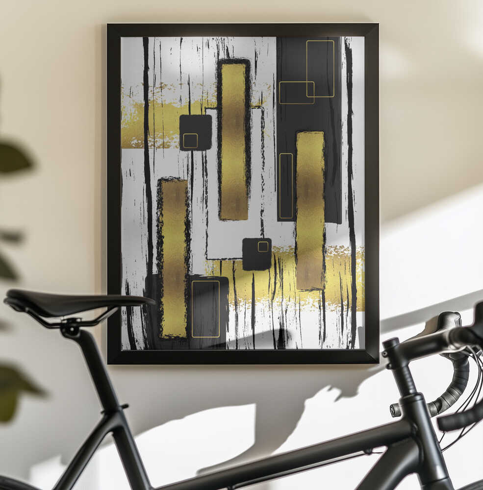 Wall art ABSTRACT ART Lively geometric fun