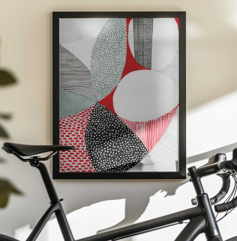 Wall art Geometric Patterns And Vivid Colors