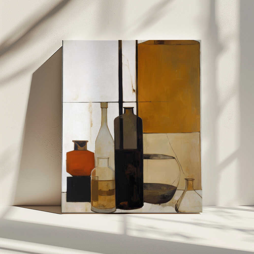 Shapes of Stillness – abstract wall art, additional artwork view 4