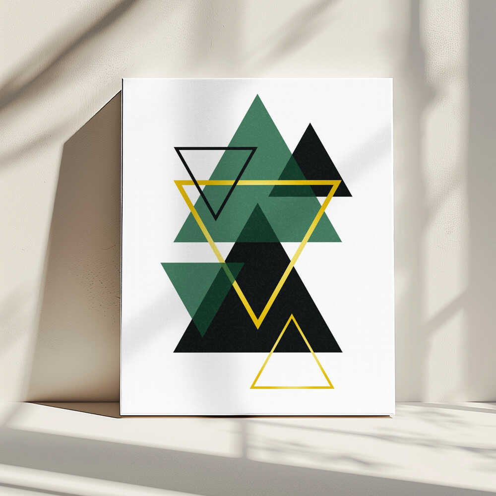 Wall art Minimal Triangle Collection #2