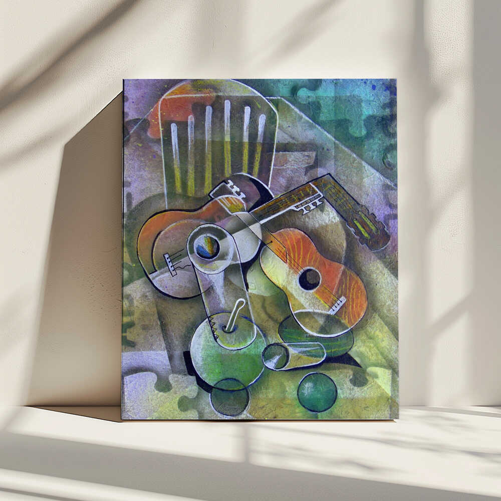 Wall art Still Life with Guitars