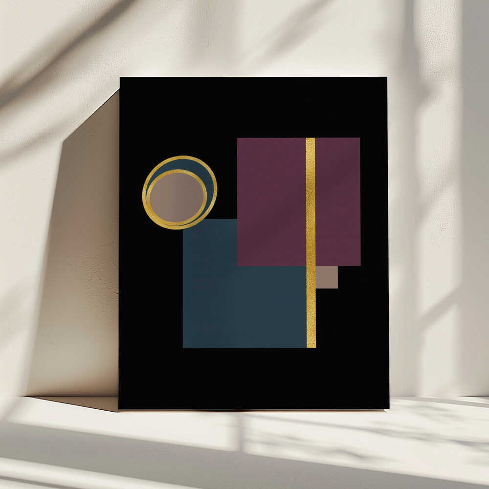 Wall art Squares and Circles Copy