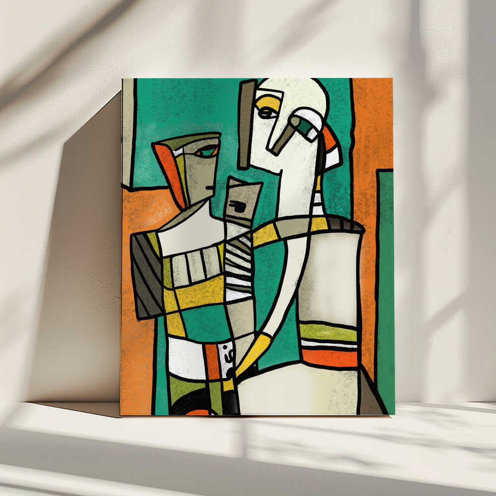 Wall art Abstract Figures Dance