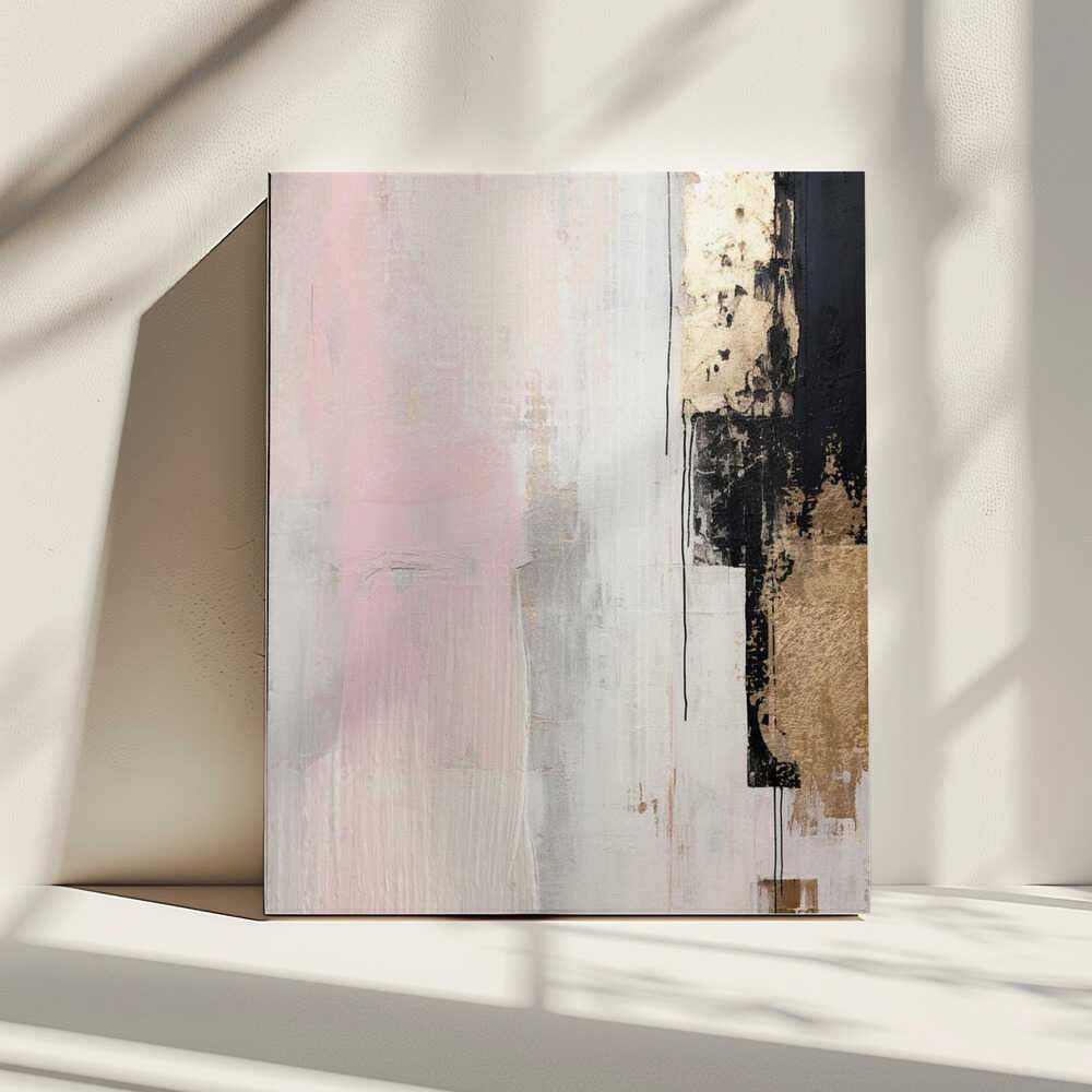 Wall art Pink abstraction