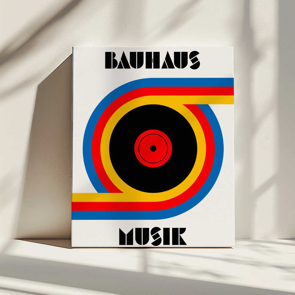 Bauhaus Musik Vinyl – abstract wall art, additional artwork view 4