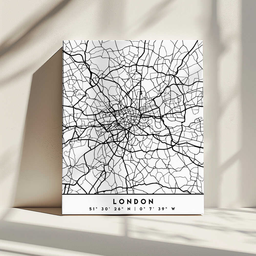 Wall art Black Maps 41