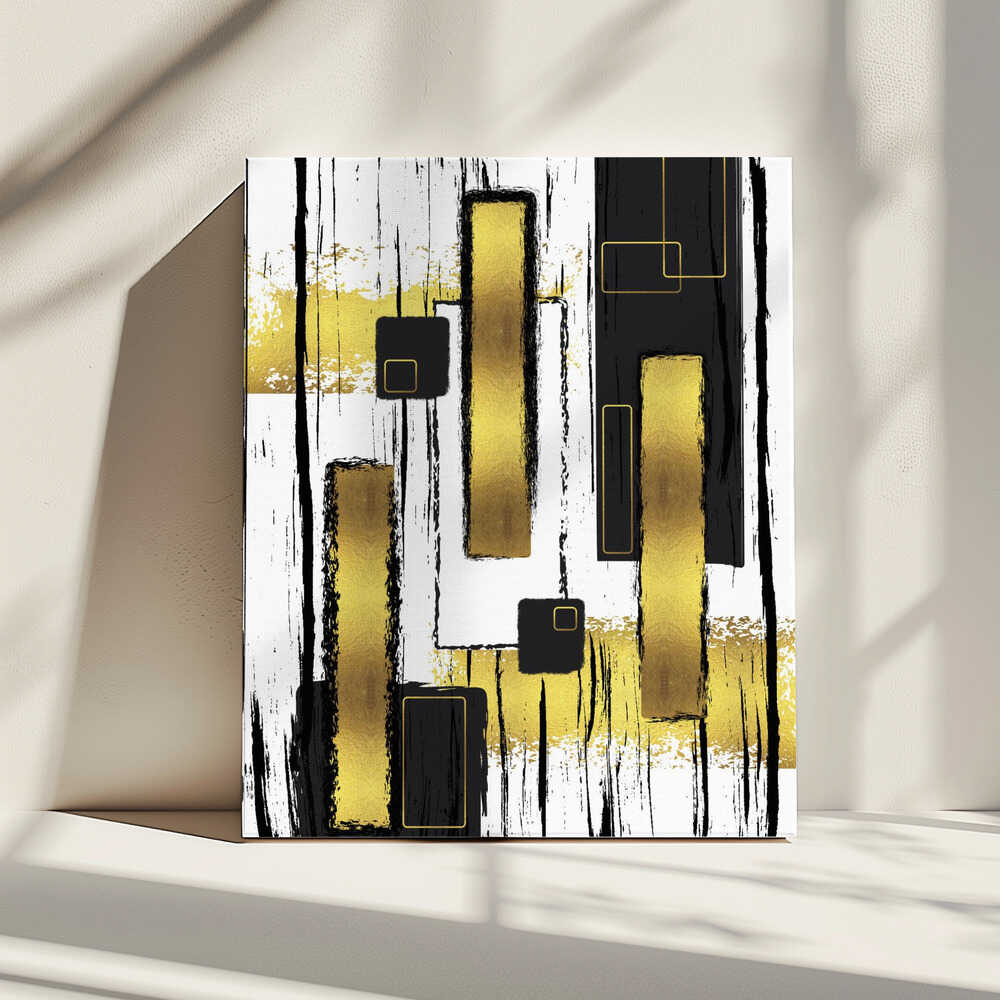 Wall art ABSTRACT ART Lively geometric fun