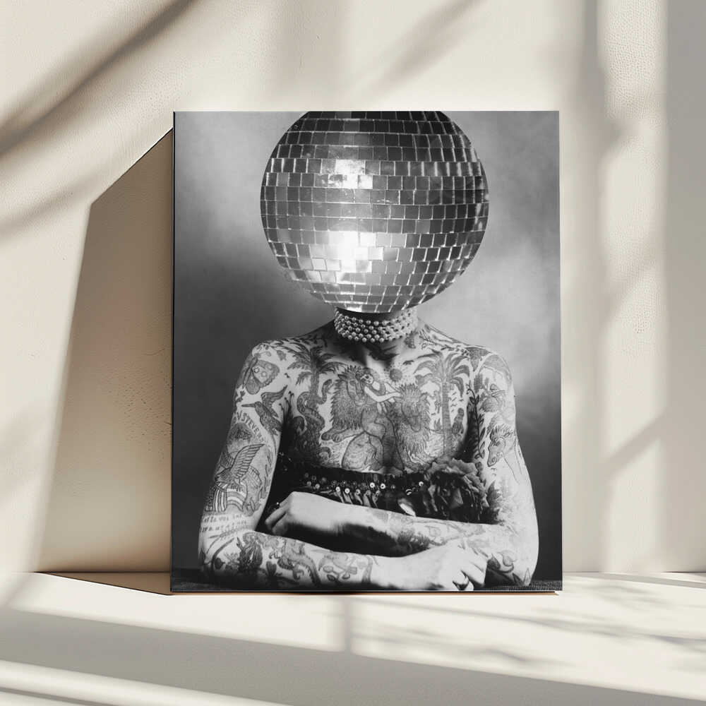 Wall art DISCO VINTAGE PORTRAIT