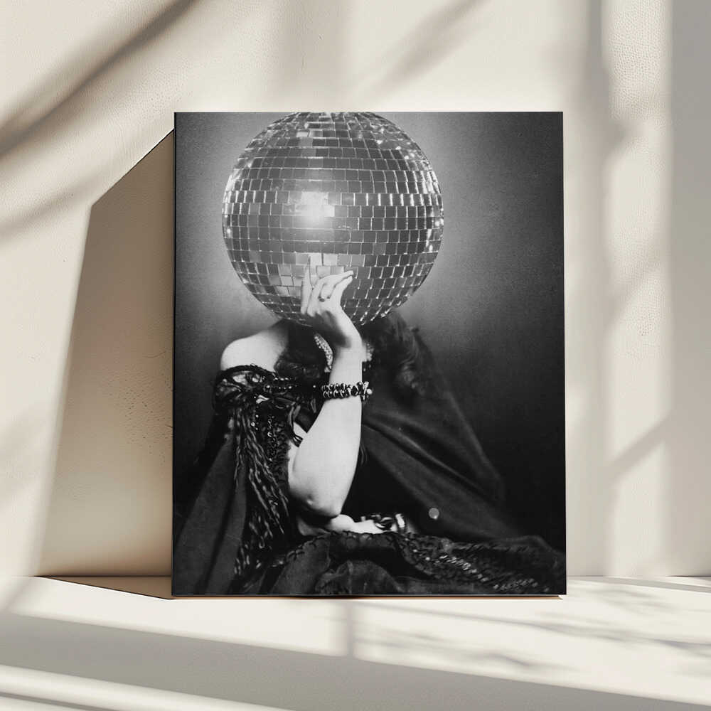 Wall art DISCO VINTAGE WOMAN