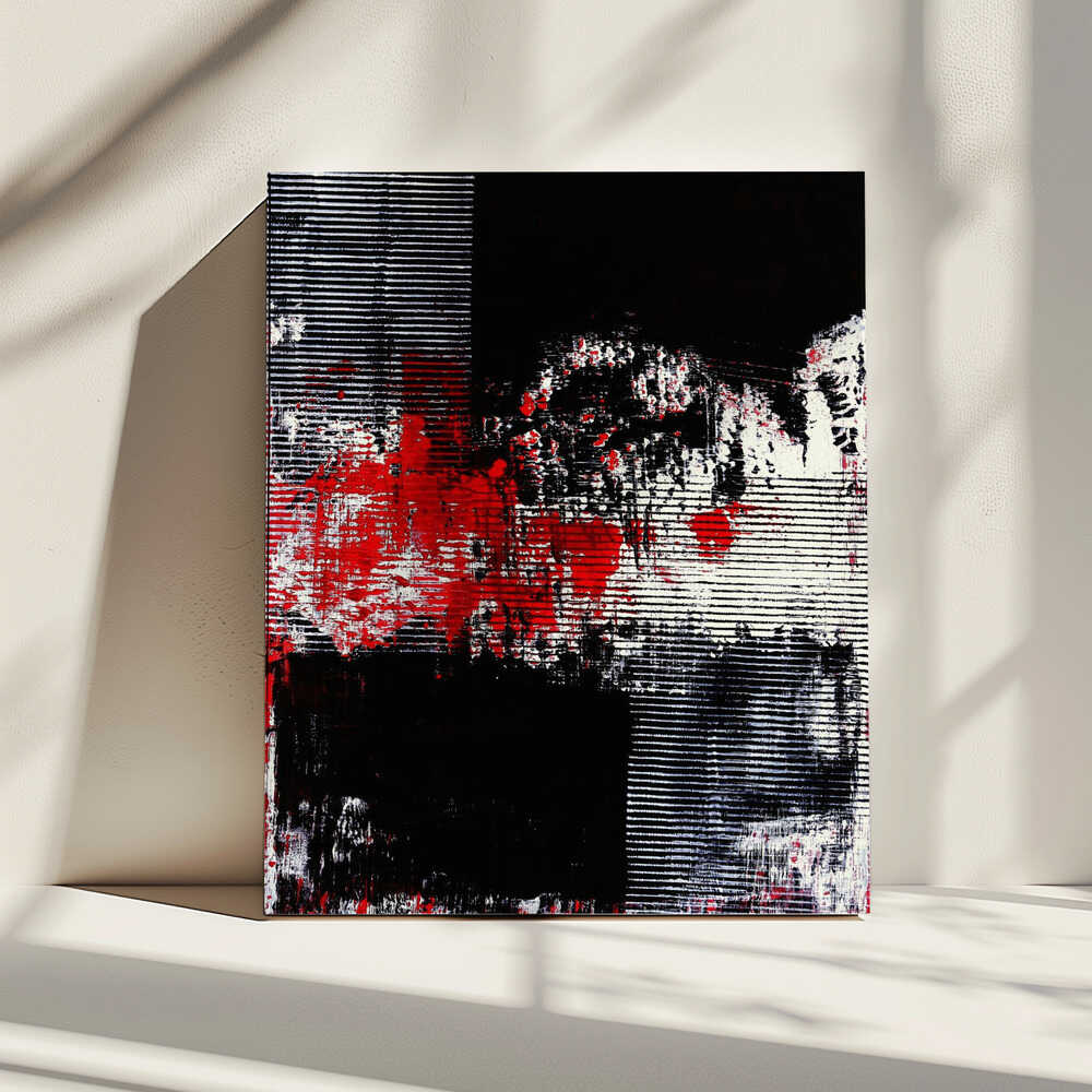 Wall art Crimson Echoes