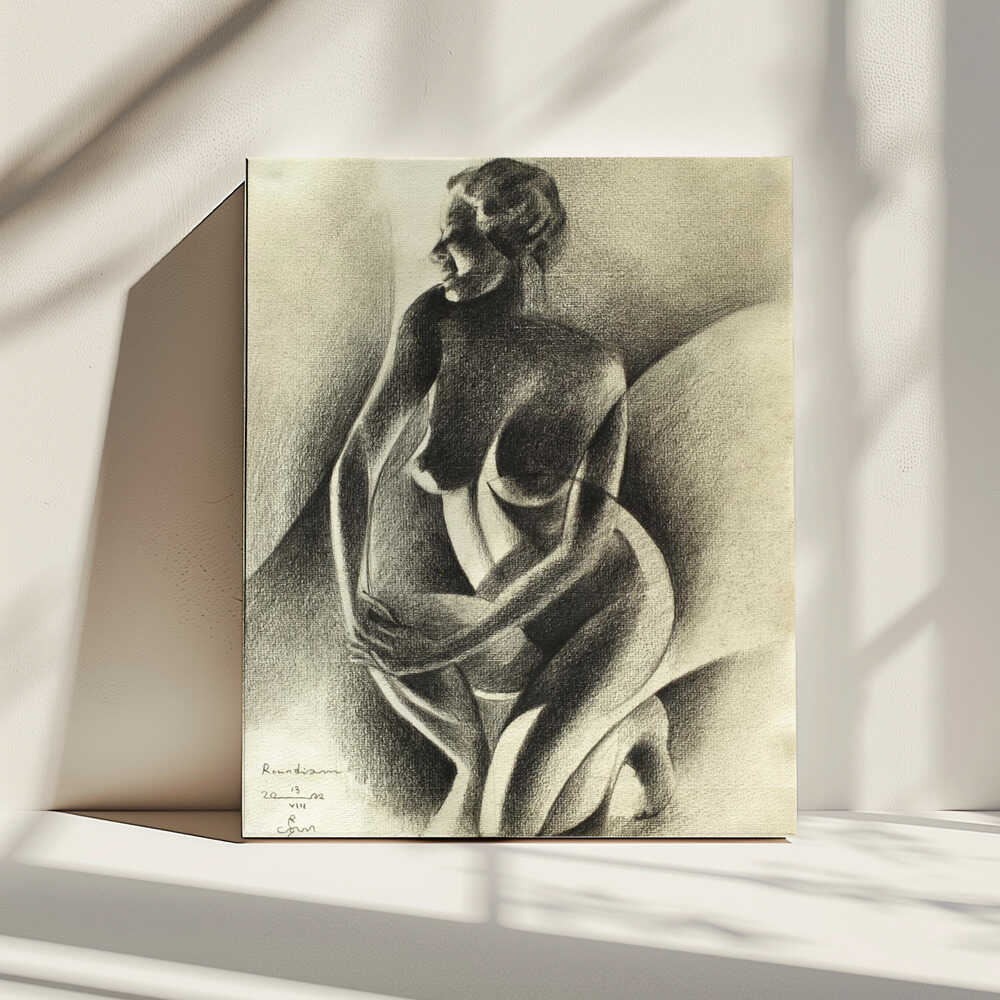 Wall art Cubist Style Nude Figure