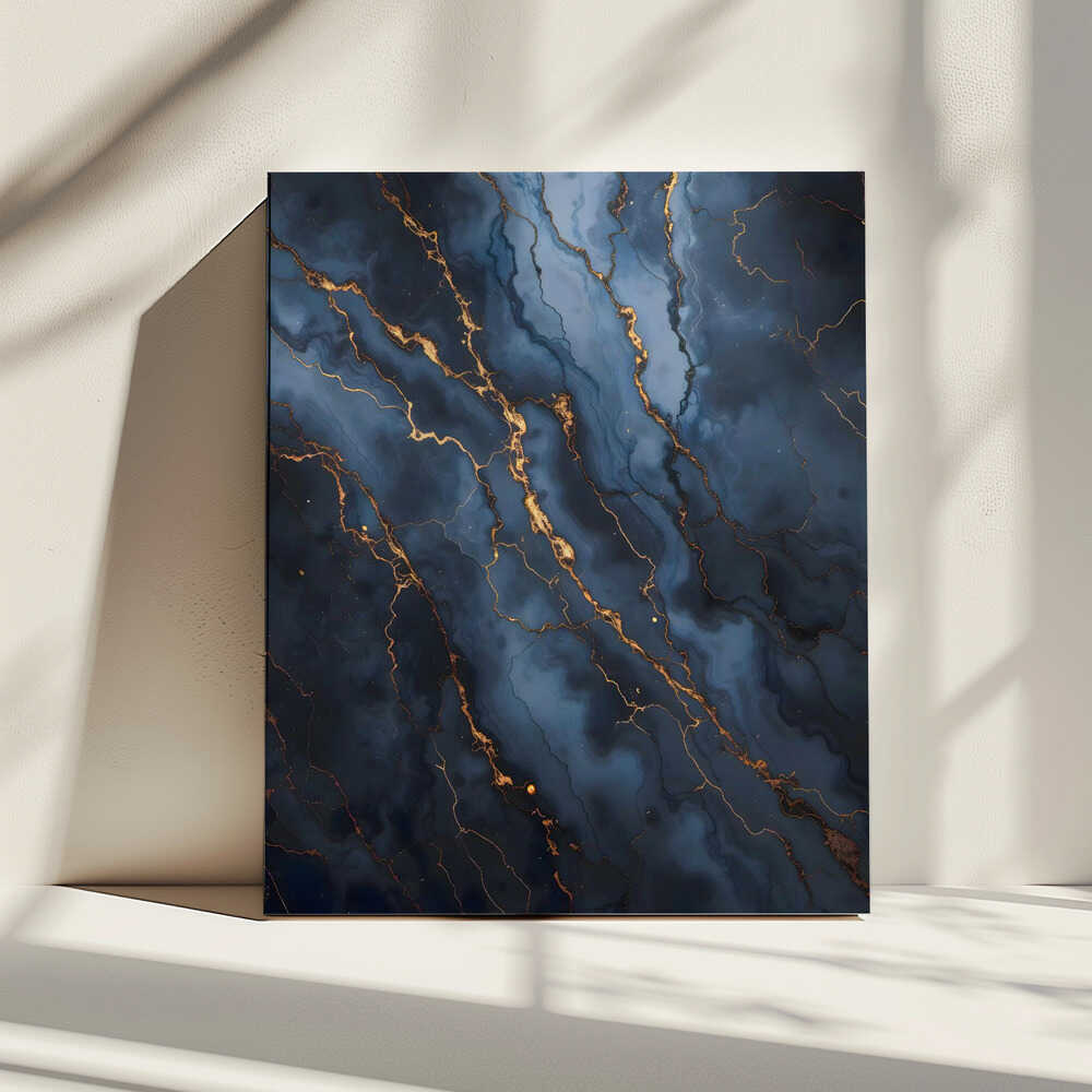 Wall art Blackout With Gold Vibes