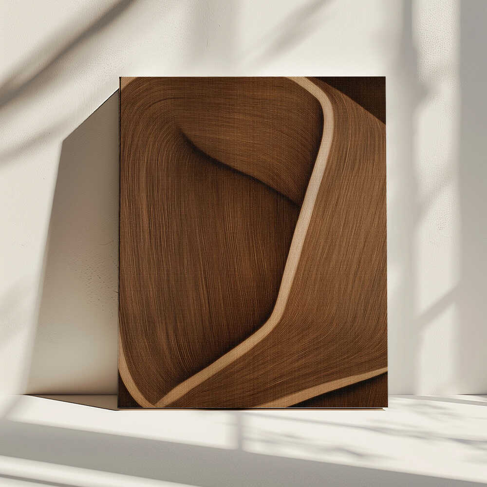 Wall art Caramel lines II