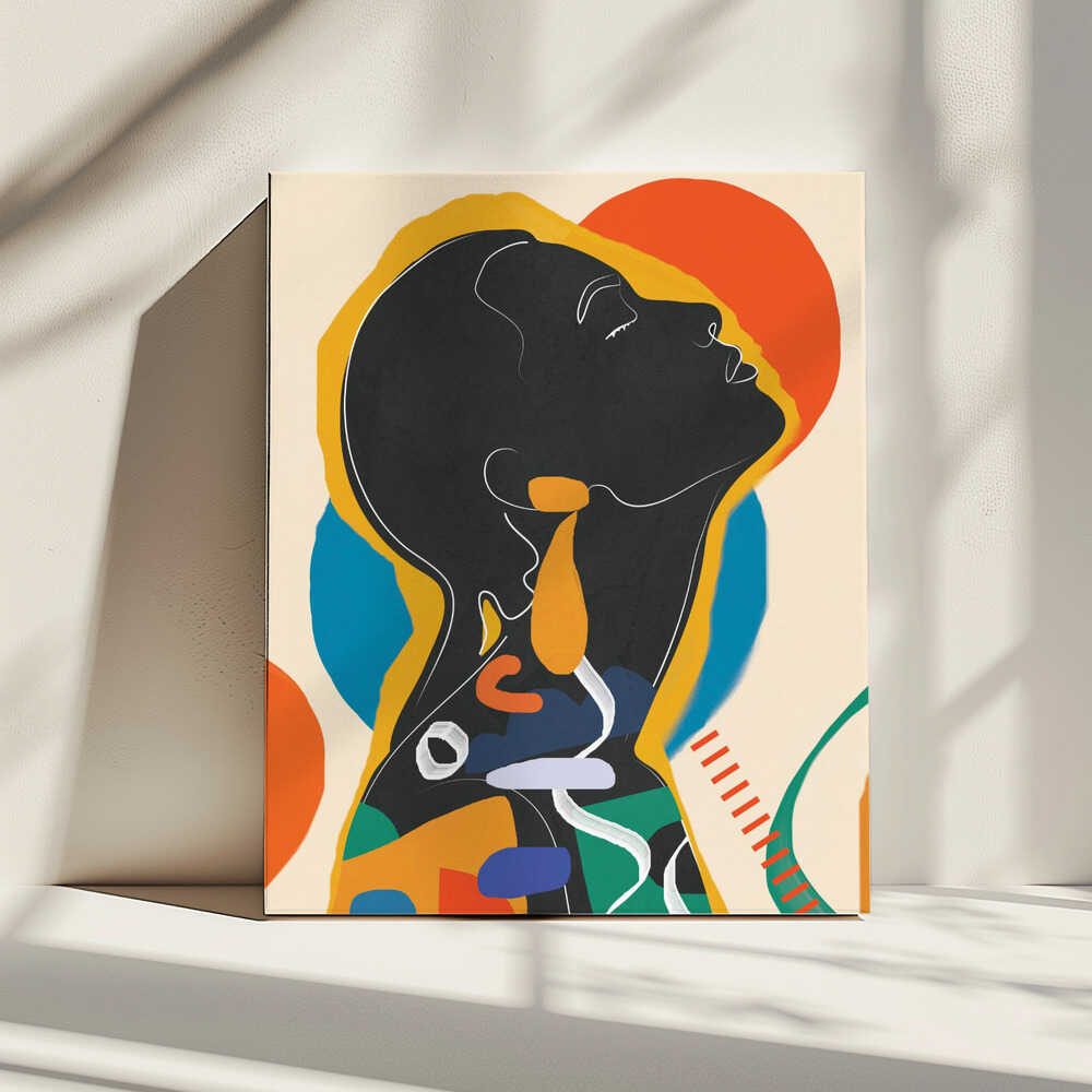 Wall art Modern Abstract Woman1