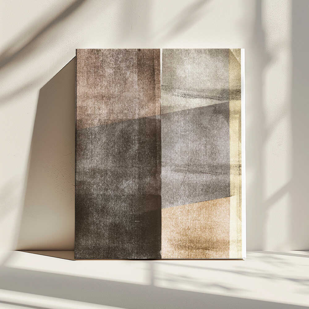 Wall art Earth Tones Texture Shapes