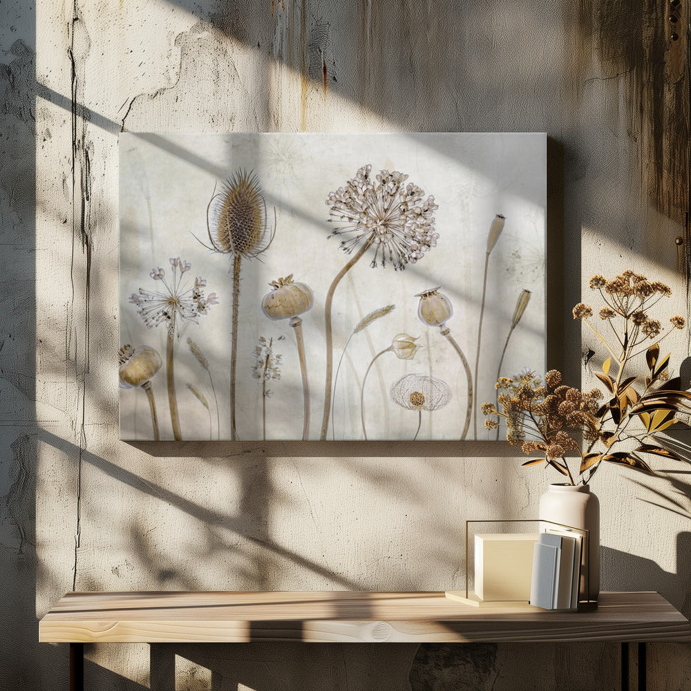 Growing old Wall Artwork In White Floating Frame