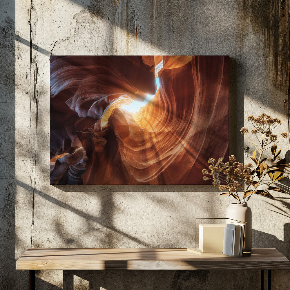 Abstract Art Canvas Print-wall-art-antelope-hole-36X24inches