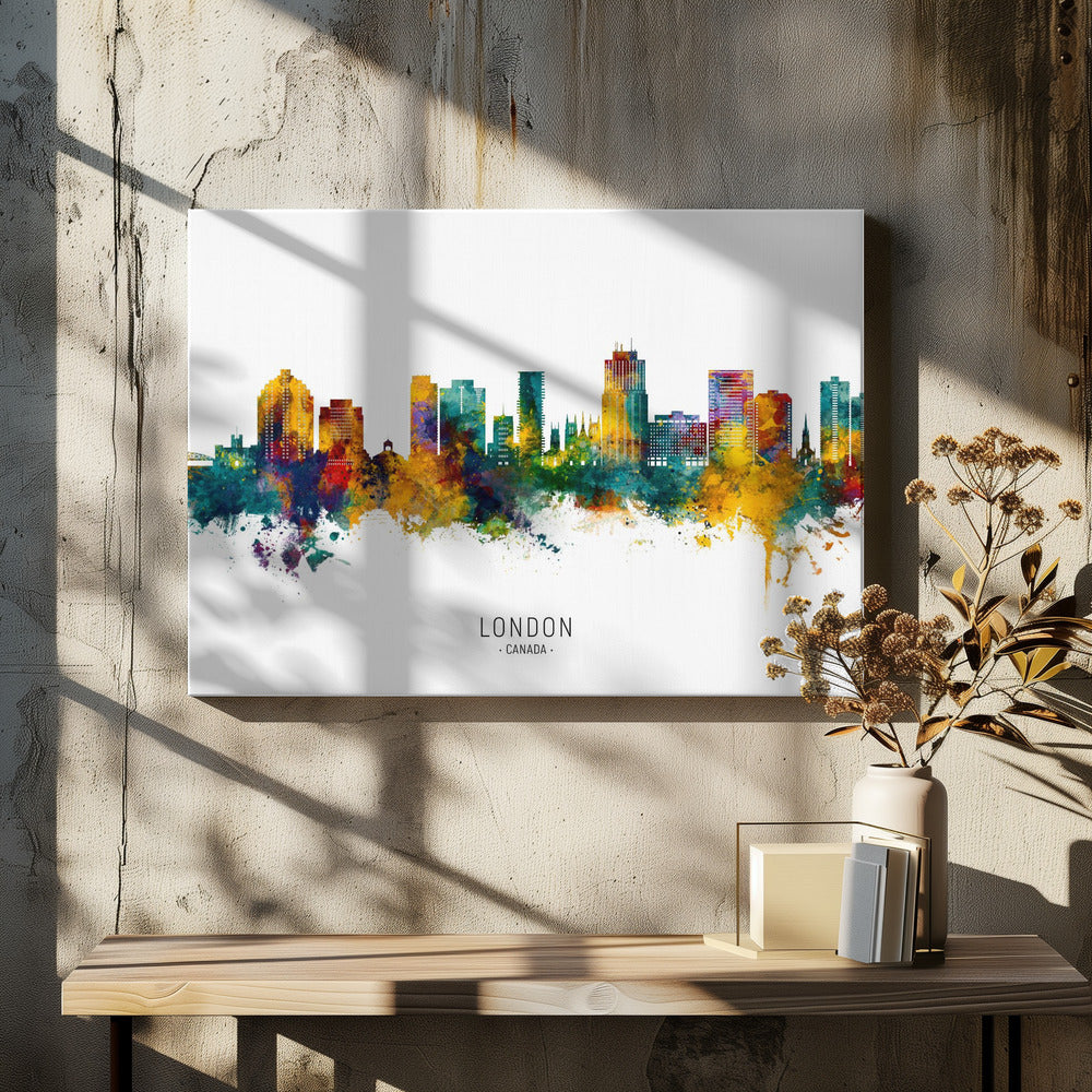 Wall art London Canada Skyline