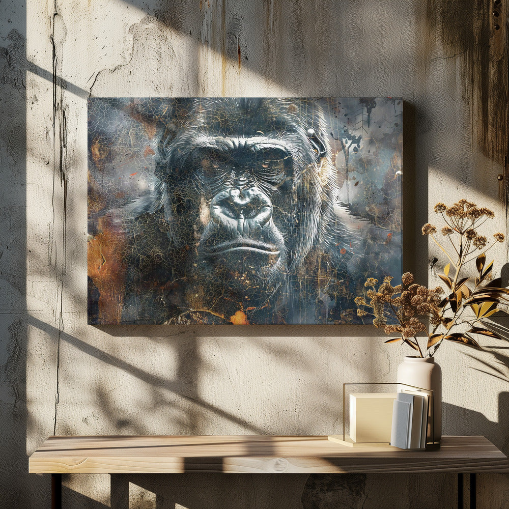 Abstract Art Canvas Print-wall-art-animal-vintage-art-illustration-wallart-04-36X24