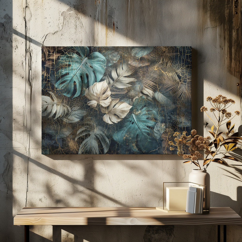 Wall art Jungle Leaves Art Illustration Wallart 23