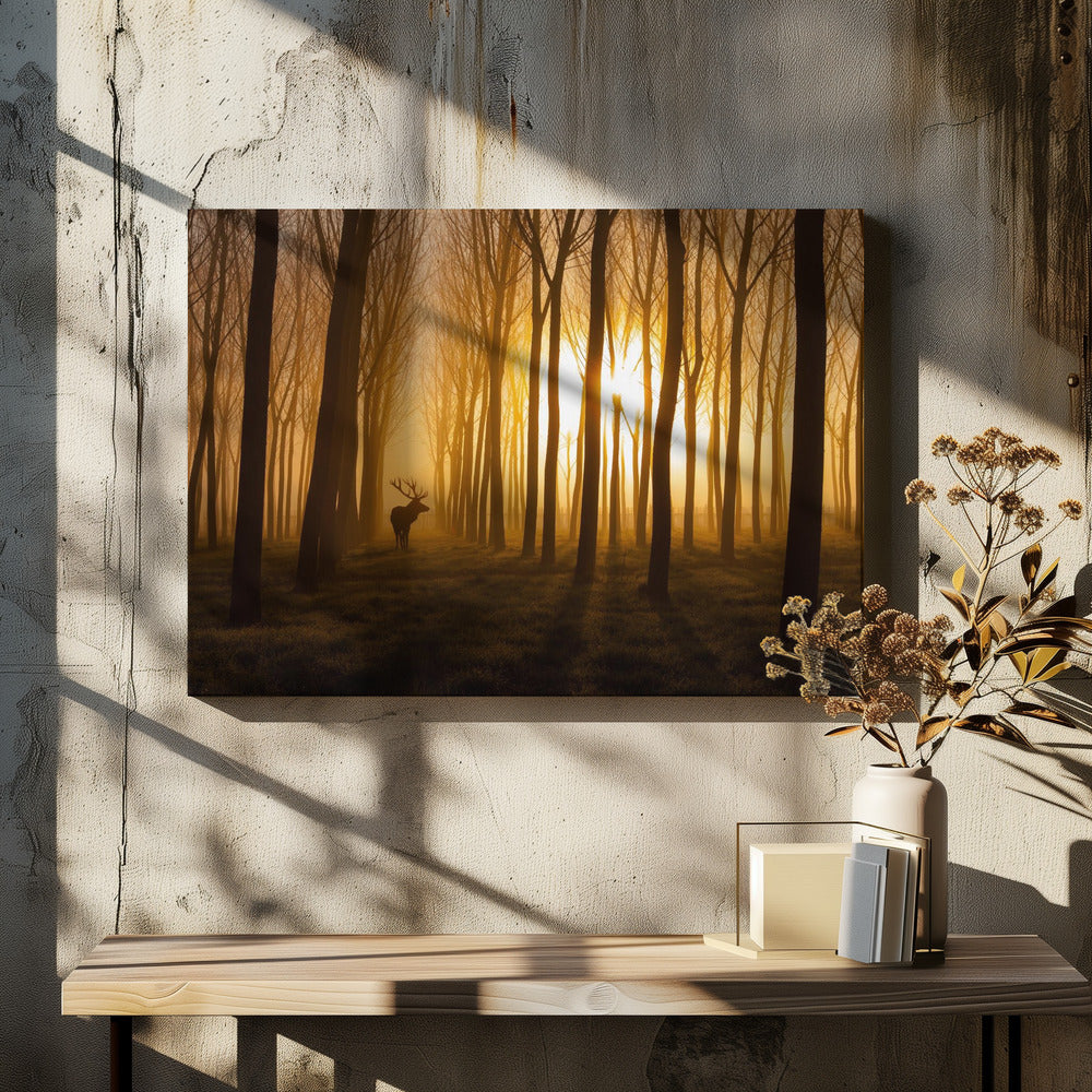 Once Upon a Time Wall Artwork In White Floating Frame