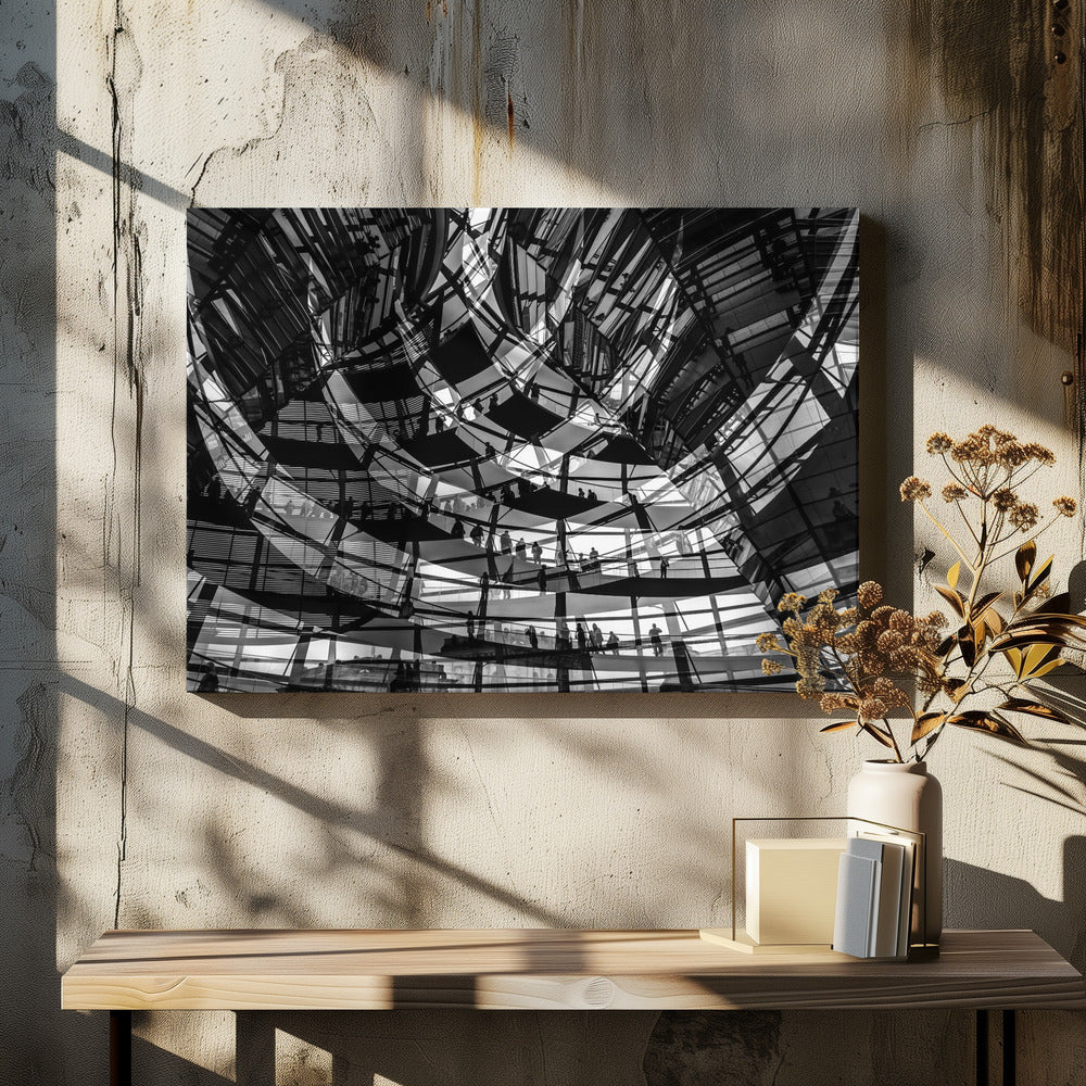 Abstract Art Canvas Print-wall-art-visitors-36X24inches