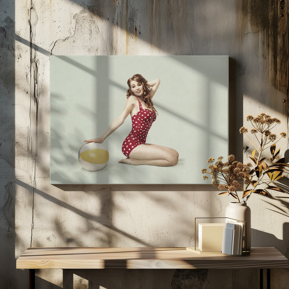 Beach Pin up Wall Artwork In White Floating Frame