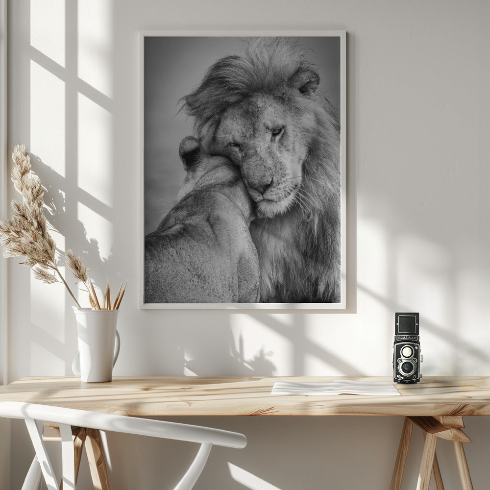 Wall art African Love! Canvas Print