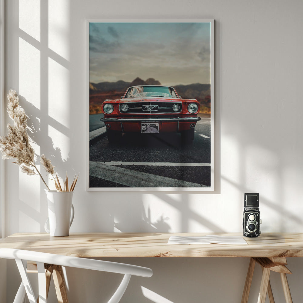 Abstract Art Canvas Print-wall-art-vintage-car-love-36X48inches
