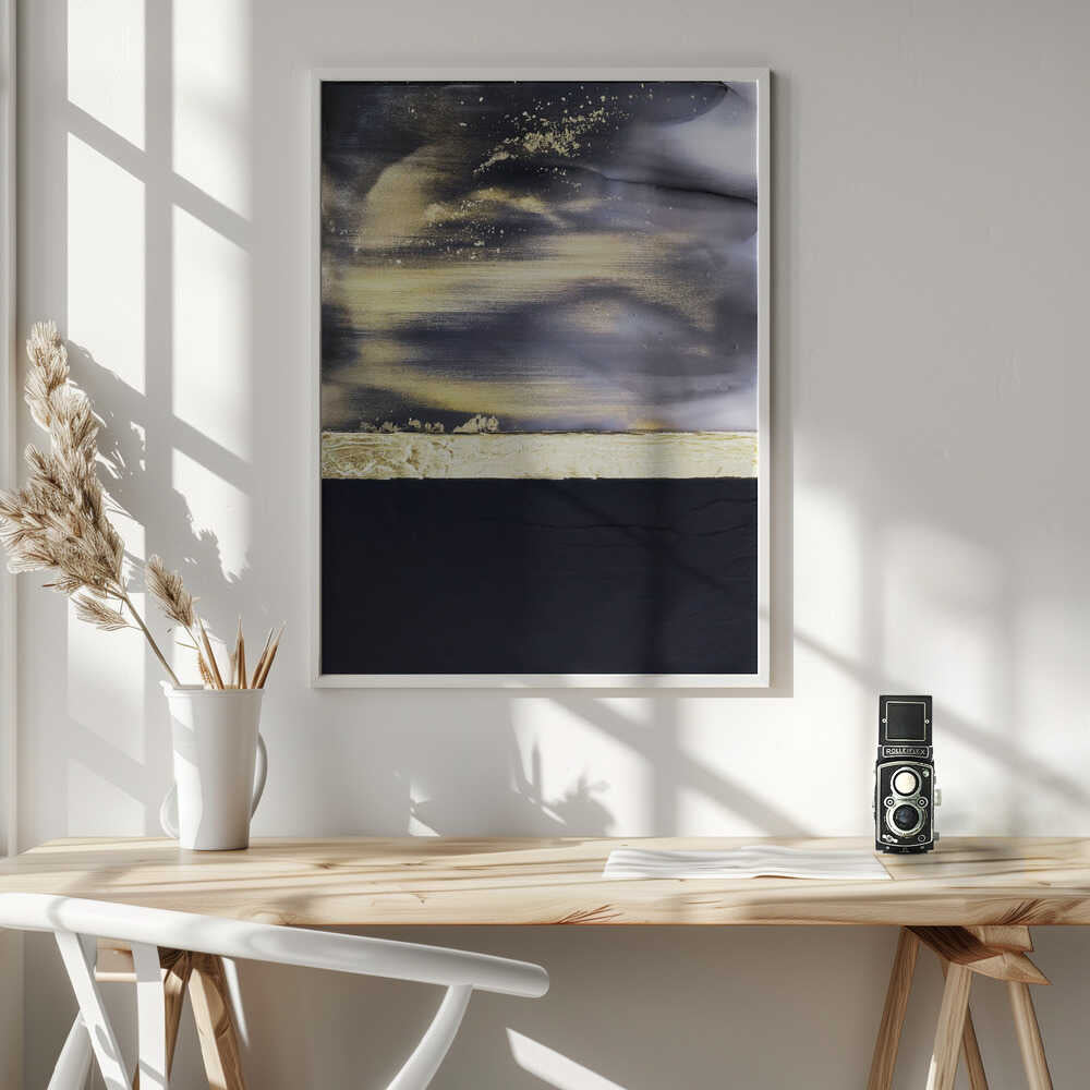 Wall art Gold Noir 2